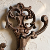 Skeleton Key Hook Rack, Cast Iron, 3 Hooks for Coats, Keys or Jewelry, 9" 56682 shot 2