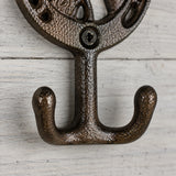 Horse Head 3-Hook Wall Rack, Cast Iron for Coats, Keys or Leashes, 9.6" 58009 shot 3