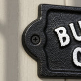 "Bullshit Corner" Cast Iron Wall Plaque, Humorous Bar Decor, 5.6" 58018 shot 4