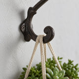 Wall Hook, Cast Iron Rustic Distressed Finish for Coats, Keys or Towels, 5.9" 58078 shot 3