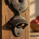 Rooster Bottle Opener, Cast Iron Farmhouse Kitchen Bar Tool, 3.1" 58122 shot 3