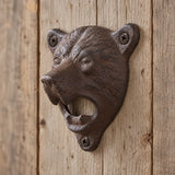 Bear Bottle Opener, Cast Iron Lodge Wall Mount Bar Tool, 3.5" 58125 shot 5