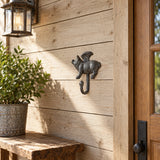 Flying Pig Wall Hook, Cast Iron Right Facing for Keys, Towels or Hats, 4.6" 58127 shot 4