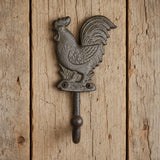 Rooster Wall Hook, Cast Iron Farmhouse Kitchen for Towels, Keys or Aprons, 6.3" 58129 shot 3