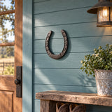 Large Horseshoe Wall Plaque, Cast Iron Western Ranch Decor, 6.3" 58132 shot 4