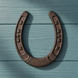 Large Horseshoe Wall Plaque, Cast Iron Western Ranch Decor, 6.3" 58132 shot 1