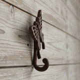 Butterfly Wall Hook, Cast Iron Nature Garden for Keys or Towels, 6.3" 58148 shot 4