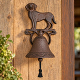 Dog Doorbell, Cast Iron Porch Bell with Pull Cord, 9" 58219 shot 1