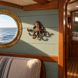 Octopus Wall Hook, Copper Cast Iron Nautical for Coats, Keys or Towels, 7.1" GB58023 shot 4