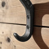 Railroad Spike Wall Hook, Cast Iron Rustic Industrial for Coats or Hats, 4.3" GB58026 shot 3