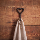 Heart Wall Hook, Black Cast Iron for Keys, Towels or Jewelry, 4.8" GB78006 shot 4