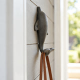 Dolphin Tail Wall Hook, Cast Iron Natural Finish for Keys or Towels, 6.5" GB78028 shot 5
