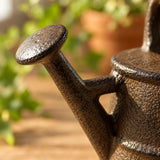 Miniature Watering Can Garden Statue, Cast Iron Shelf or Patio Decor, 3.8" GB78047 shot 2