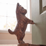 Standing Dog Door Stop, Black Cast Iron Entryway Decor, 8.5" GB78052 shot 3