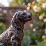 Sitting Dog Figurine, Verdigris Cast Iron, Shelf Decor, 6.1" GB78057 shot 3