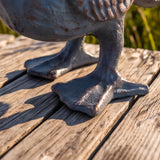 Pelican Figurine, Blue Cast Iron, Shelf Decor, 7.1" GB78060 shot 6