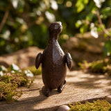 Bronze-brown duck figurine for patios, shelves, and garden displays, SKU GB78061