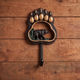 Bear Paw Wall Hook, Cast Iron for Coats, Leashes or Keys, 7.3" GB78068 shot 4