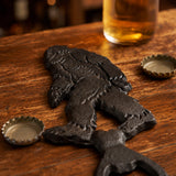 Rustic Sasquatch bottle opener for cabins, bars, or game rooms, SKU GB78071