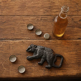 Bear Bottle Opener, Black Cast Iron, Bar Tool, 4.5" GB78072 shot 2