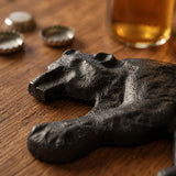 Bear Bottle Opener, Black Cast Iron, Bar Tool, 4.5" GB78072 shot 3