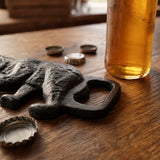 Bear Bottle Opener, Black Cast Iron, Bar Tool, 4.5" GB78072 shot 5