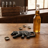 Bear Bottle Opener, Black Cast Iron, Bar Tool, 4.5" GB78072 shot 6