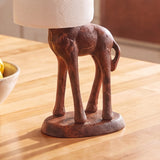 Giraffe Toilet Paper Holder, Copper Cast Iron, Home Decor, 17.3" GB78073 shot 4