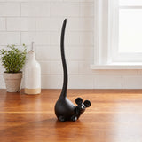 Mouse Paper Towel Holder, Black Cast Iron, Home Decor, 14.8" GB78074 shot 5