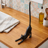 Cat Paper Towel Holder, Black Cast Iron, Home Decor, 17.5" GB78076 shot 5