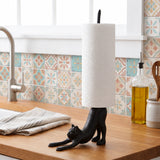 Cat Paper Towel Holder, Black Cast Iron, Home Decor, 17.5" GB78076 shot 1