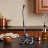 Octopus Paper Towel Holder, Blue Cast Iron, Home Decor, 17.7" GB78077 shot 4