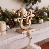 Angel Stocking Holder, Champagne Gold Cast Iron, Seasonal Decor, 6.5" GB78094 shot 1