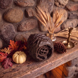 Pinecone Lantern, Antique Gold Cast Iron, Seasonal Decor, 7.5" GB78096 shot 6
