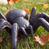 Spider Figurine, Black Cast Iron, Seasonal Decor, 6.1" GB78100 shot 2