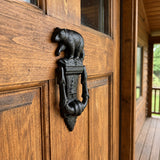 Bear Door Knocker, Black Cast Iron, 7.4" GB78107 shot 5