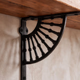 Fan Shelf Bracket, Black Cast Iron, Wall Mount, 8.9" GB78115 shot 2