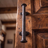 Cabinet Handle, Matte Black Cast Iron Pull Hardware, 8.5" GB78119 shot 5