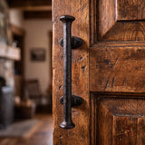 Cabinet Handle, Matte Black Cast Iron Pull Hardware, 8.5" GB78119 shot 1
