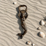 Mermaid Bottle Opener, Cast Iron Nautical Beach Bar Tool, 6.3" 56441 shot 4