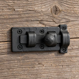 Slide Bolt Latch, Iron, Vintage Door and Cabinet Hardware, 3.3" 56519 shot 3