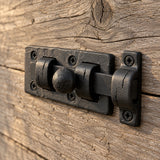 Slide Bolt Latch, Iron, Vintage Door and Cabinet Hardware, 3.3" 56519 shot 4
