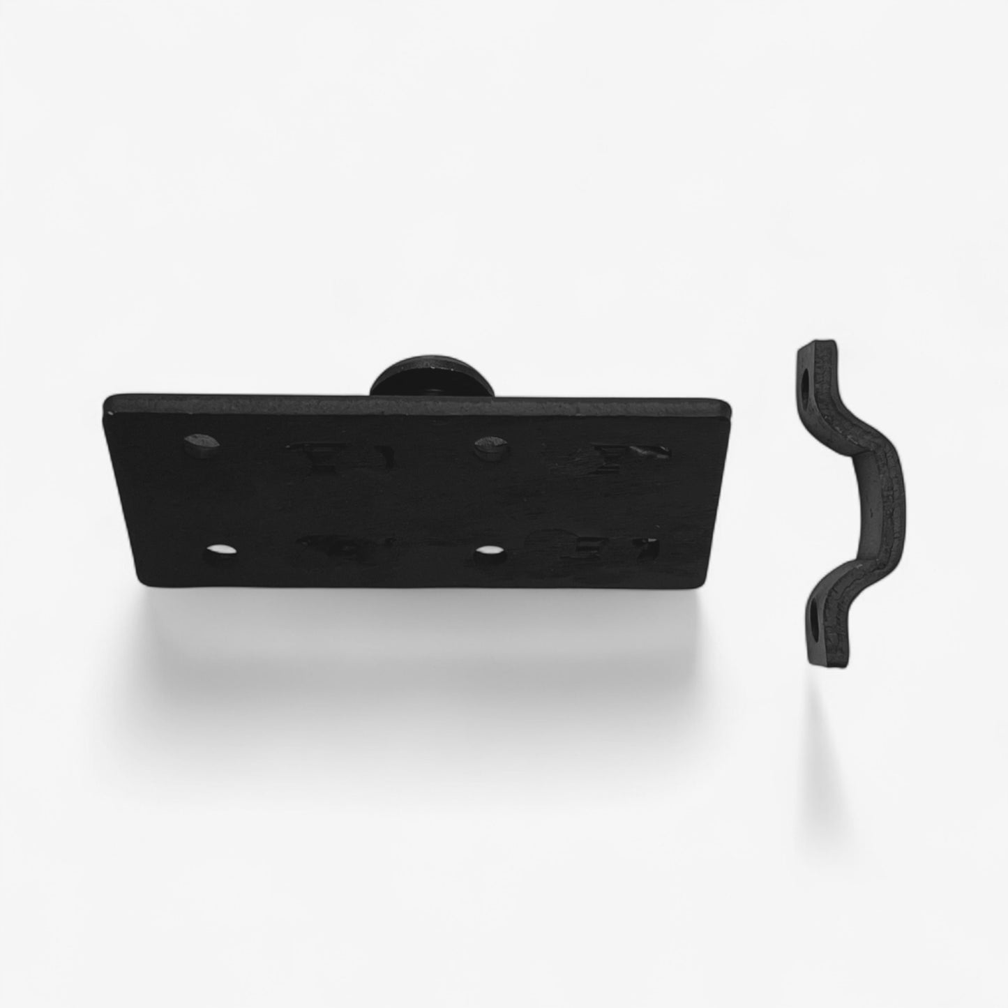 Rustic Iron Slide Bolt Latch, Vintage Door Hardware Lock