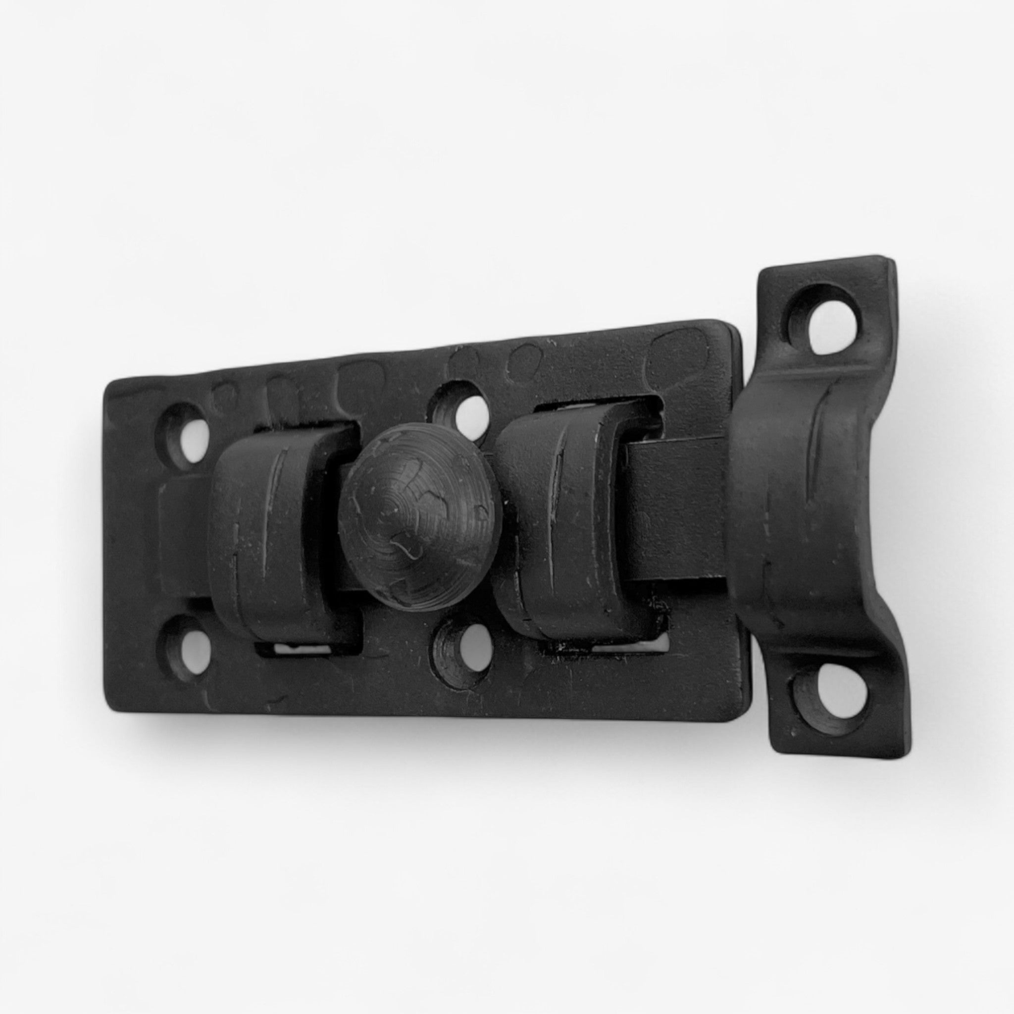 Cast iron bird door bell with nature-themed two-bird design perched on mounting bracket