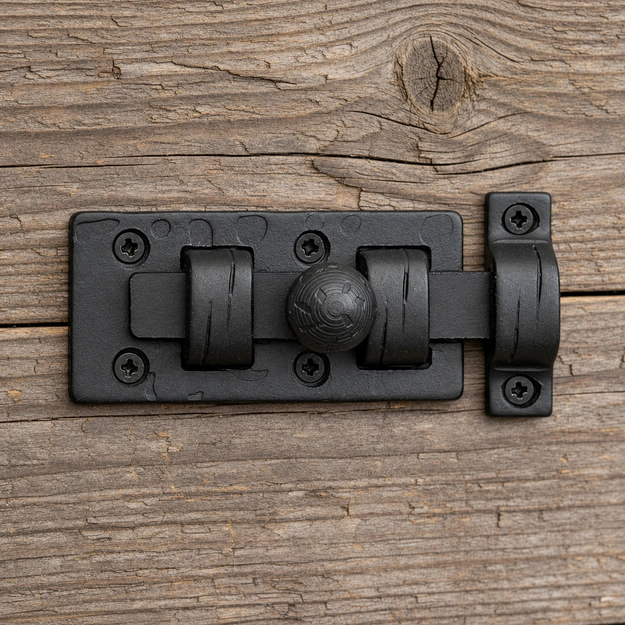 Slide Bolt Latch, Iron, Vintage Door and Cabinet Hardware, 3.3" 56519 shot 1