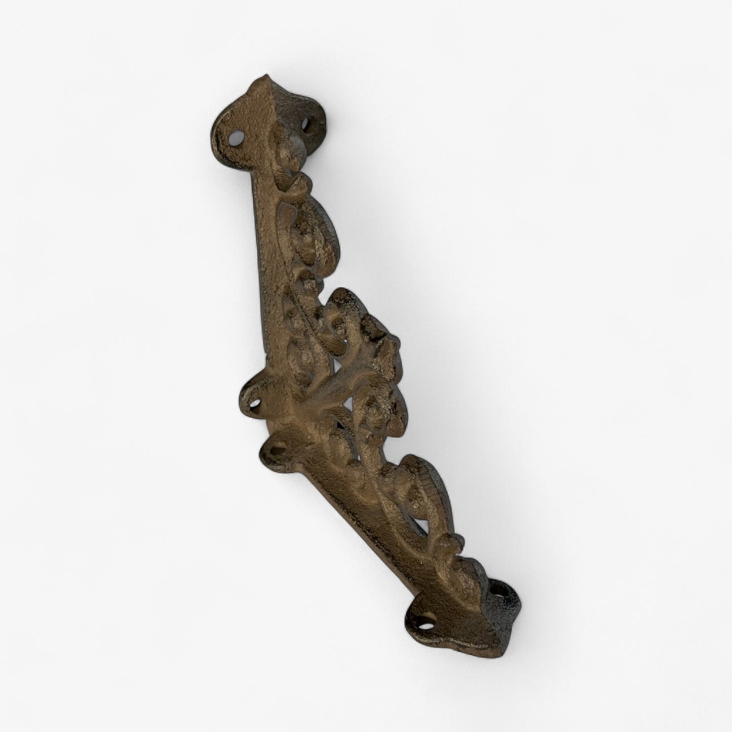 Vintage Scroll Cast Iron Shelf Bracket - Decorative Rustic Shelf Support