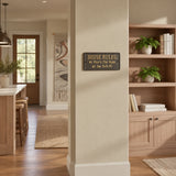 "House Rules" Cast Iron Wall Plaque for Kitchen or Hall, 8.7" 58013 shot 5