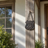 Route 66 Hanging Plaque, Cast Iron Retro Garage Wall Decor, 8.3" 58039 shot 3