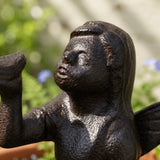 Fairy Garden Statue, Cast Iron Indoor Outdoor Shelf Decor, 3.7" 58045 shot 3