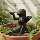 Fairy Garden Statue, Cast Iron Indoor Outdoor Shelf Decor, 3.7" 58045 shot 4